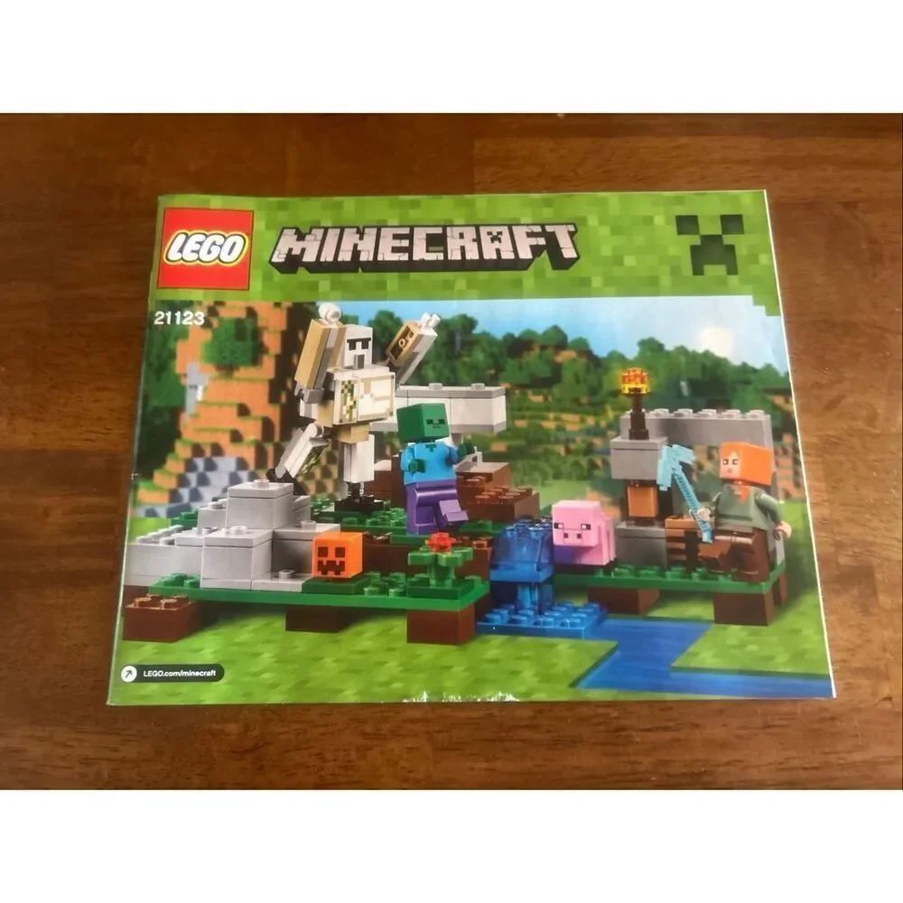 LEGO Minecraft The Iron Golem #21123 Instruction Booklet Only (6007)